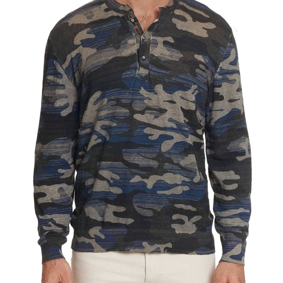 Robert Graham Other - Robert Graham Men's Jaxen‎ Long Sleeve Henley size L